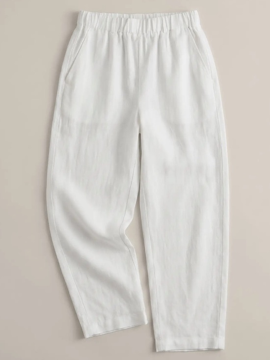 Quince Pants - QUINCE 100% EUROPEAN LINEN WOMENS PANTS SIZE MEDIUM NEW WITHOUT TAGS